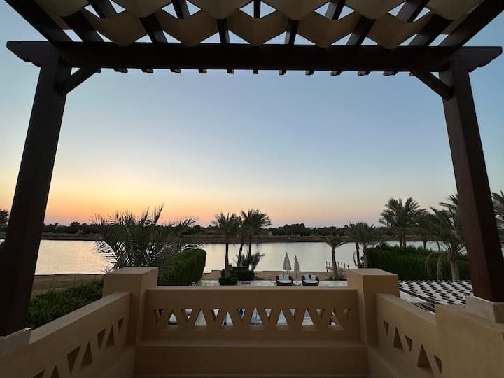 Pergola & lagoon
