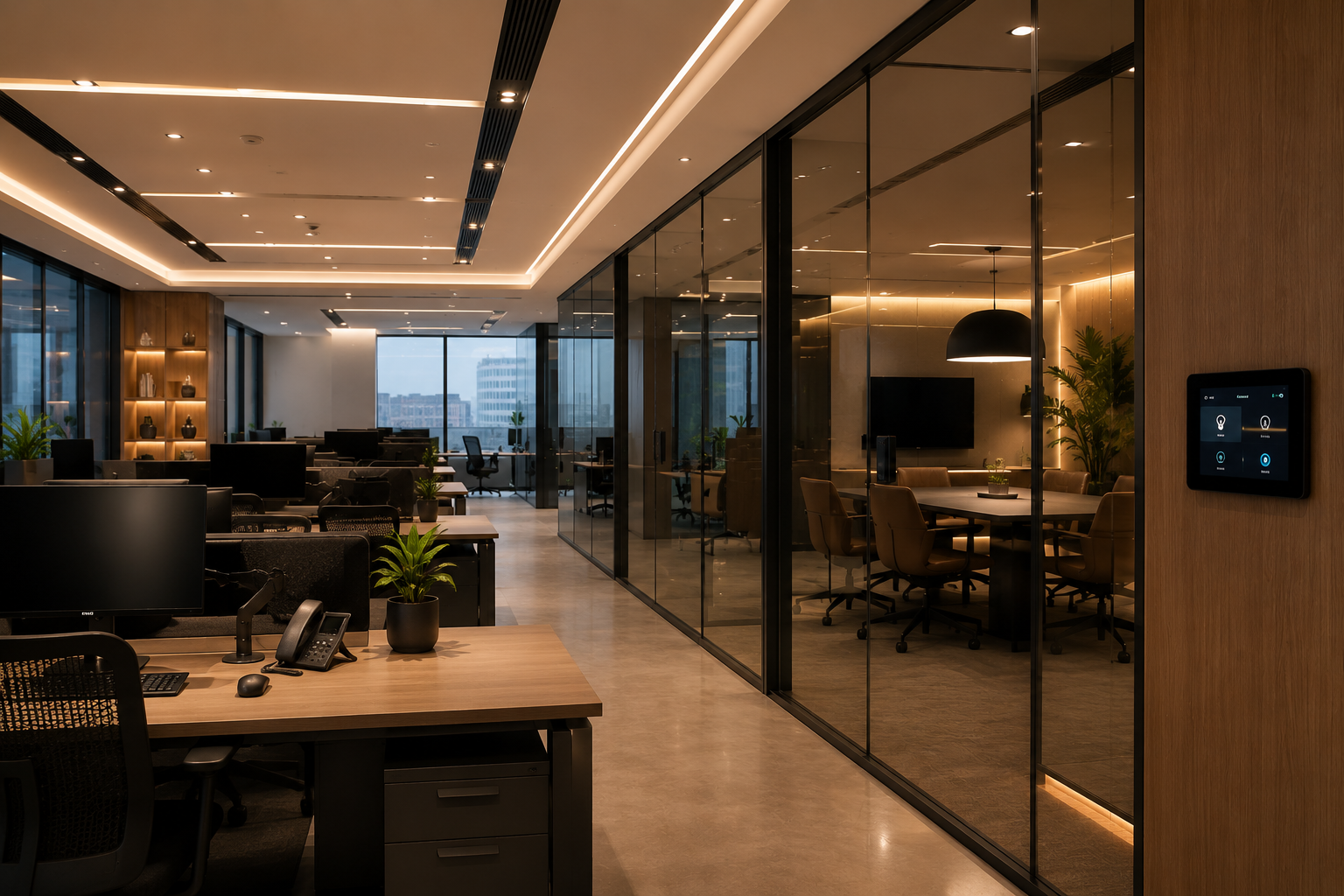 Modern commercial office
